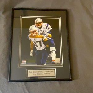Tom Brady and Rob Gronkowski Framed Picture